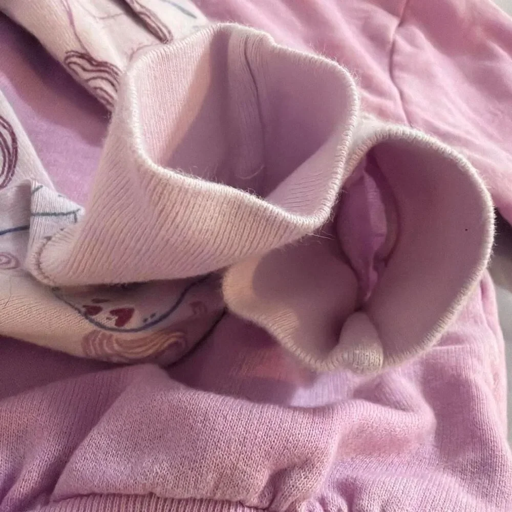 Cat-jack Baby Girls Purple and Pink outfit- Size 12 months